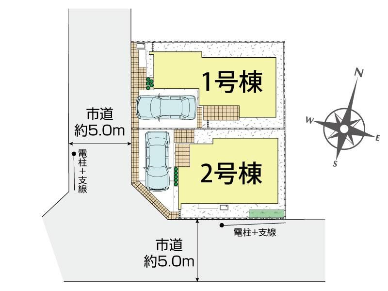 戸建 西東京市向台町１丁目の区画図