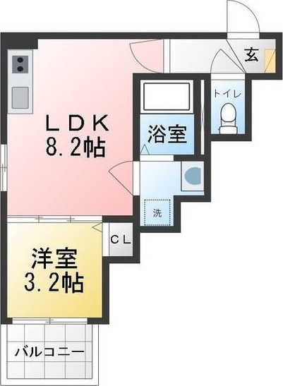 クラール川名の間取り