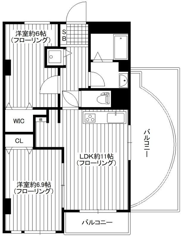 ラフィネ・シャンブルの間取り|間取りです。