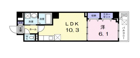 メゾン大淀の間取り