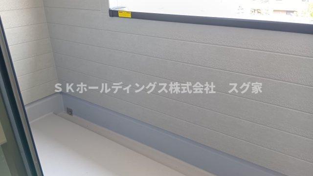 南丹市園部町城南町新築戸建て住宅のバルコニー