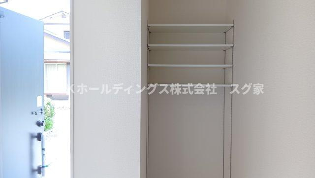 南丹市園部町城南町新築戸建て住宅の玄関