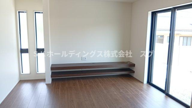 南丹市園部町城南町新築戸建て住宅の居間・リビング