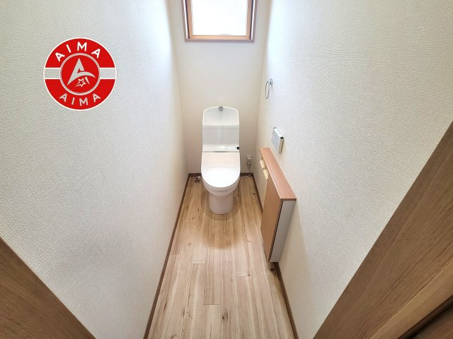 福岡市早良区東入部1丁目のトイレ|毎日使う場所だからこそ、シンプルで落ち着く空間に。