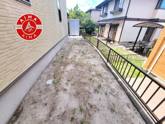 福岡市早良区東入部1丁目の庭|お庭で自由な時間を過ごせます。