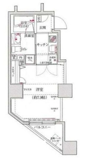 【間取り】 | グランティアラ新御徒町アジールコート | 間取りです。