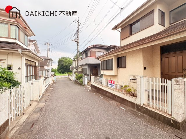 【前面道路含む現地写真】 | 毛呂山町大谷木　中古戸建