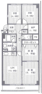 【間取り】 | ファミール浜園 | 間取りです。