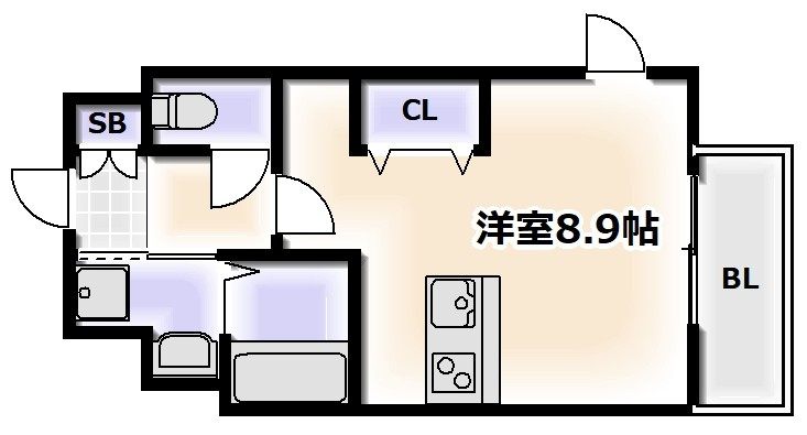VILLA LUCE（ヴィラルーチェ）の間取り