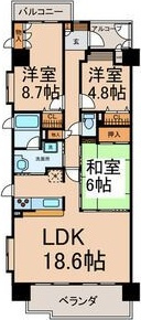 ロータリー春岡601号室の展望