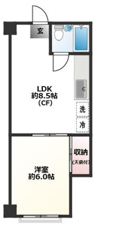 【間取り】 | 矢島コーポ | 間取りです。