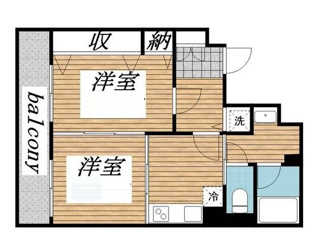 【間取り】 | パルテールＩＷＡＳＡＫＩ | 間取りです。