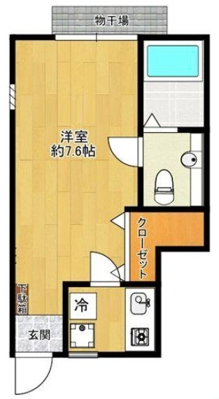フラッツ　ソブリンの間取り|間取りです。