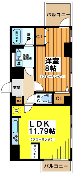【間取り】 | ＣＯＬＯＲＳ　ＧＡＲＤＥＮ