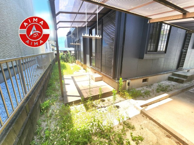 福岡市東区舞松原6丁目の庭|お庭で自由な時間を過ごせます。