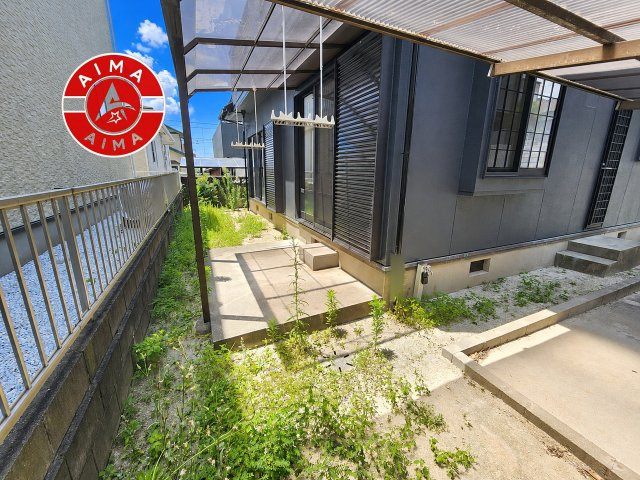 福岡市東区舞松原6丁目の庭|お庭で自由な時間を過ごせます。