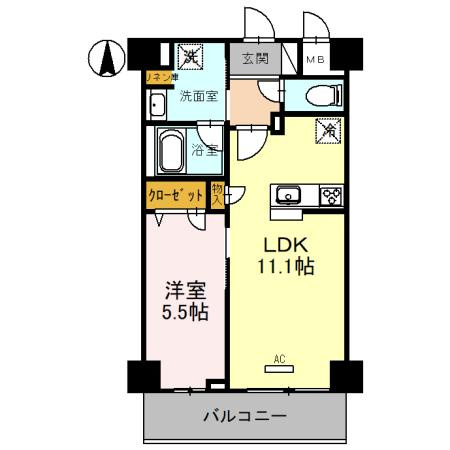 HABITAT平野の間取り|HABITAT平野（ハビタットヒラノ）　間取り