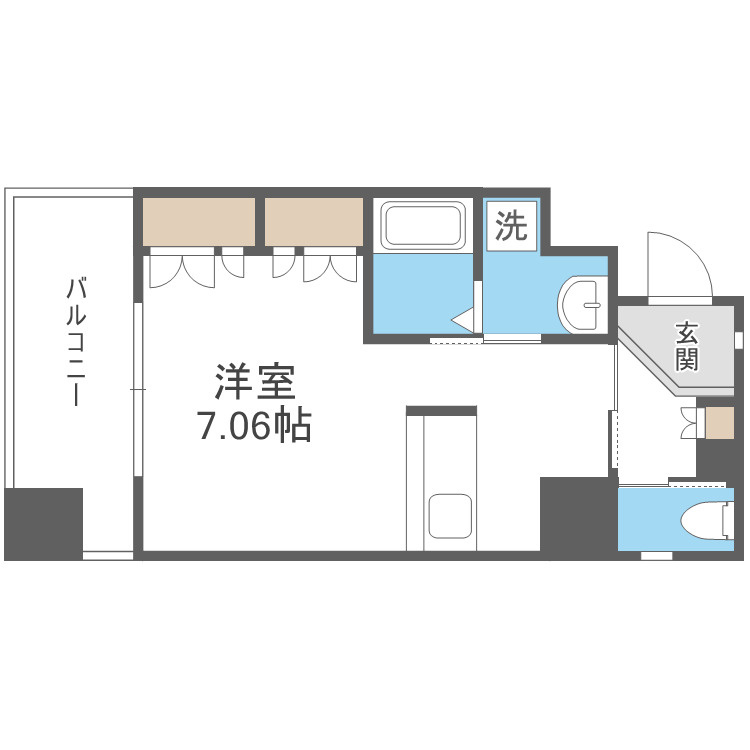 ルネ日本橋アネーロの間取り