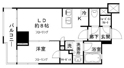 ライオンズ蔵前レジデンスの間取り|間取りです。
