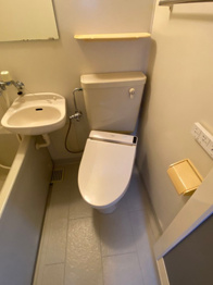 浴室内にトイレあり！