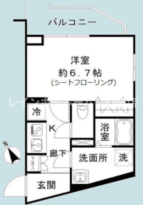 N-stage つきみ野※初期費用分割あと払いサービス利用可能物件の間取り