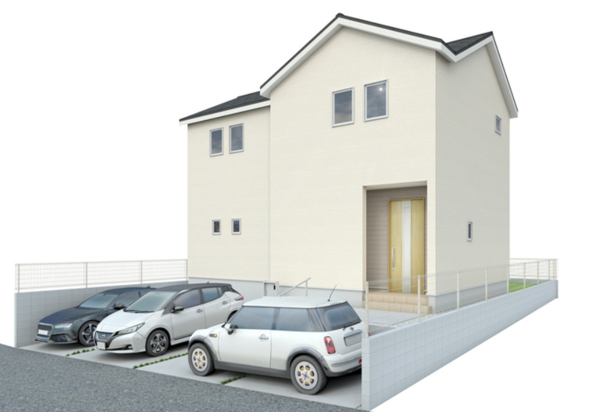 横浜市金沢区釜利谷西1丁目 新築戸建て【仲介手数料無料】カースペース3台