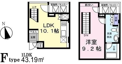 アリス・マナーガーデン銀座ウォークの間取り