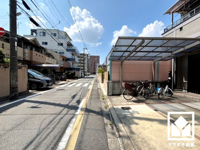南区吉祥院車道町の前面道路含む現地写真