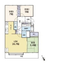 リバーサイド元町館の間取り