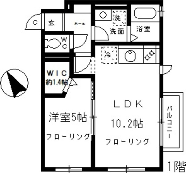 クローバーハイツの間取り