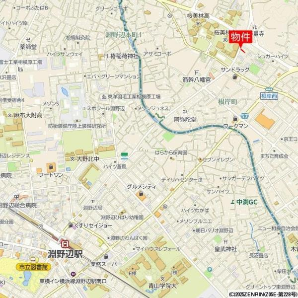 しむらハイツの地図