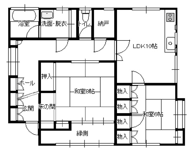 【間取り】 | 毛呂山町西戸　中古戸建