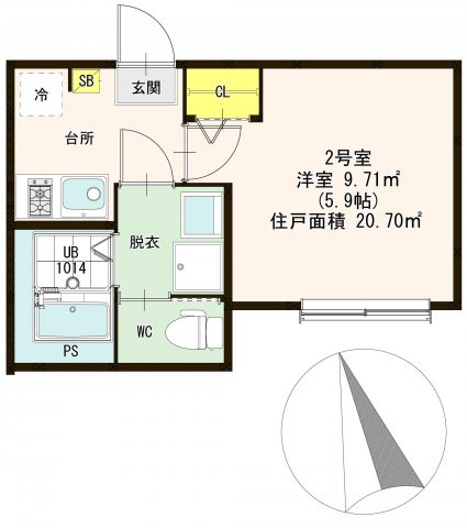 【間取り】 | レグルス青井