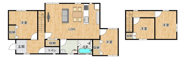 川添3丁目の間取り