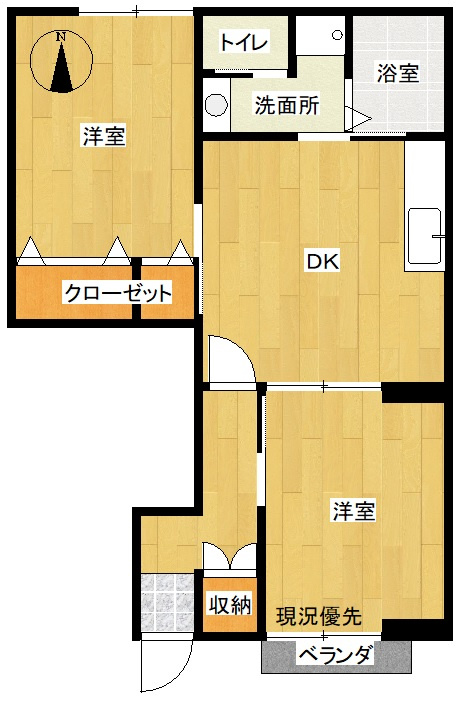 プリムローズⅡの間取り