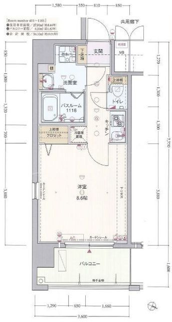 クリスタルグランツ大阪ＢＡＹの間取り