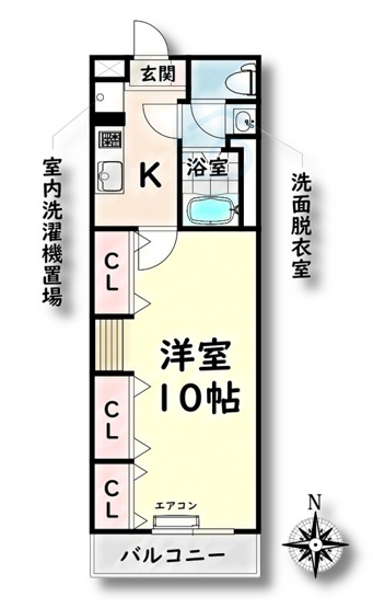 【間取り】 | リブリ・花車【名古屋市賃貸・都市ガス】