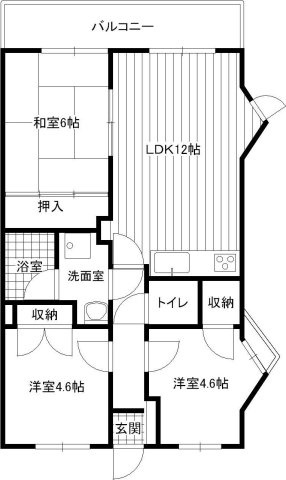 三愛シティライフ春日の間取り
