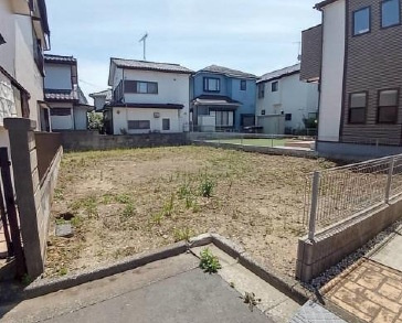 敷地面積36.89坪　売地　川越市的場の前面道路含む現地写真|北側4.2ｍ（公道・川越市所有の位置指定道路）