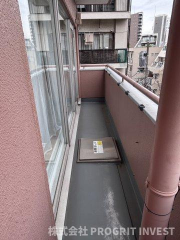 御苑ハイムのバルコニー
