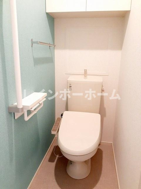 鶴ヶ島市若葉２丁目のアパートのトイレ