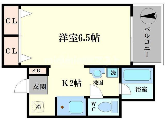 メゾンリビエールの間取り