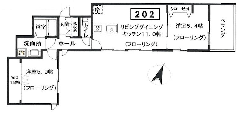クラインヴァルト駒沢 の間取り