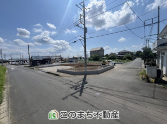 【前面道路含む現地写真】 | LievleGarden.S古河下辺見第7　 | 土地が広く、陽当り・解放感◎になっております！