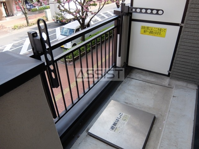 コーボック飛田給Ⅱのバルコニー