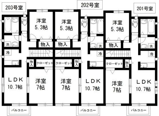 シエスタの間取り