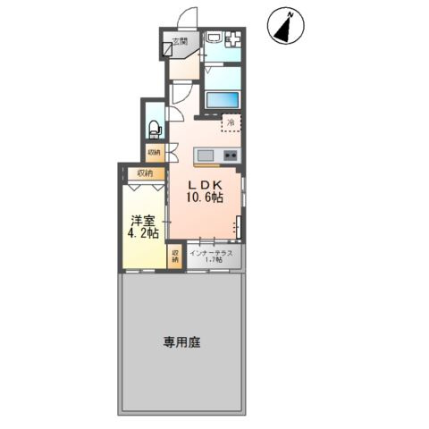 WISTARIA　筑紫Aの間取り