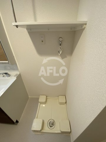 ノルデンタワー南森町プレミアムの洗面所|ノルデンタワー南森町プレミアム　洗濯機置き場