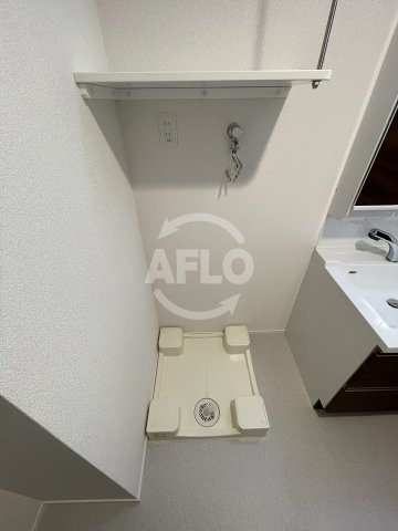 ノルデンタワー南森町プレミアムの洗面所|ノルデンタワー南森町プレミアム　洗濯機置き場