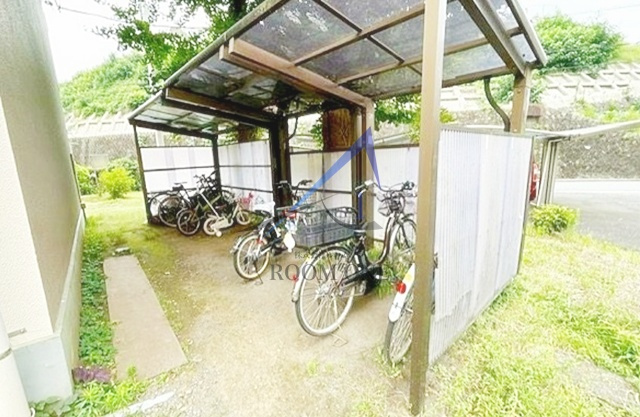 鶴見ハイツＪ棟|駐輪場です。